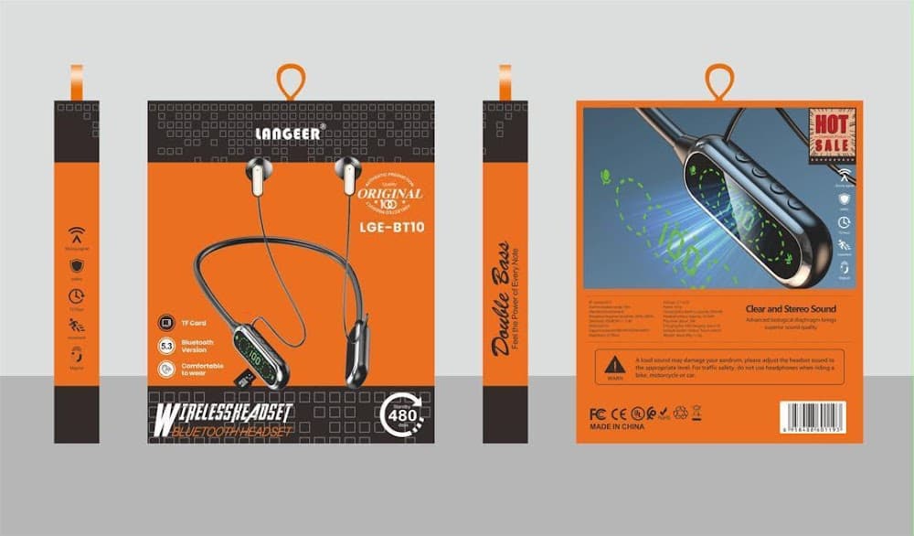 Casque LANGEER LGE-BT10 (lecteur TF)